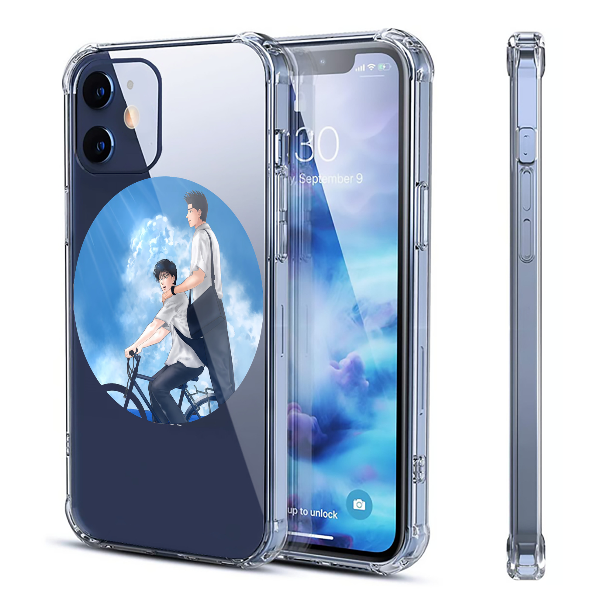 （画像用） SLAM DUNK／スラムダンク 【iPhone 12シリーズ対応】透明スマホケース（クリアソフトケース）